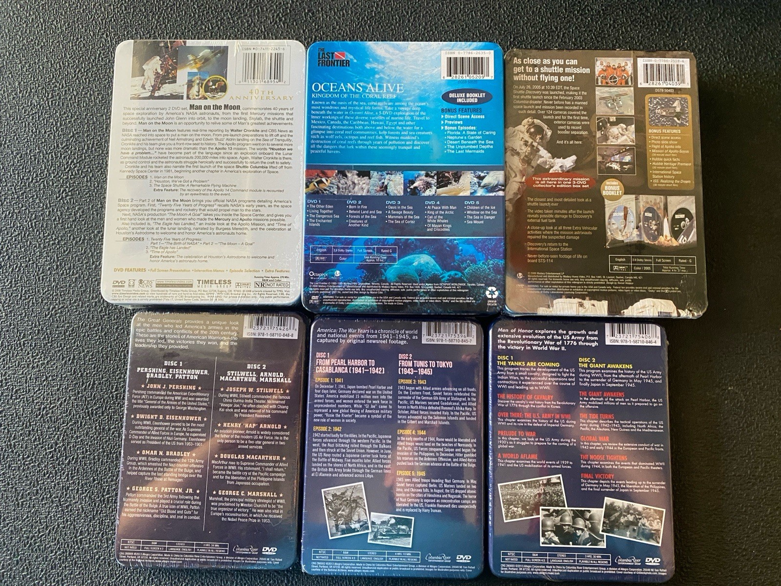 Mixed Genre Movies and TV Shows Complete Series NEW and SEALED (Lot of 12)