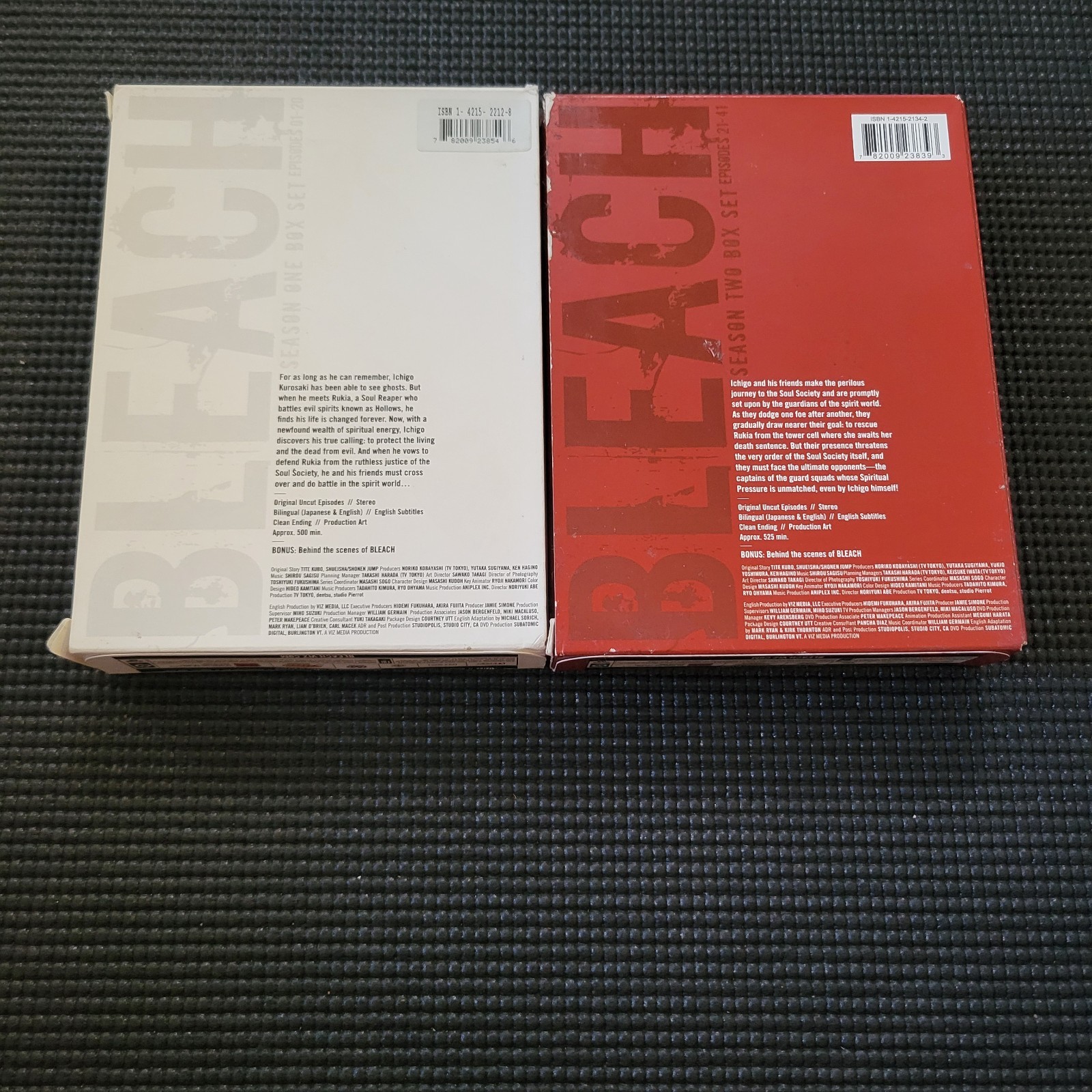 Shonen Jump Bleach Anime Original and Uncut Season 1 & 2 Box Sets