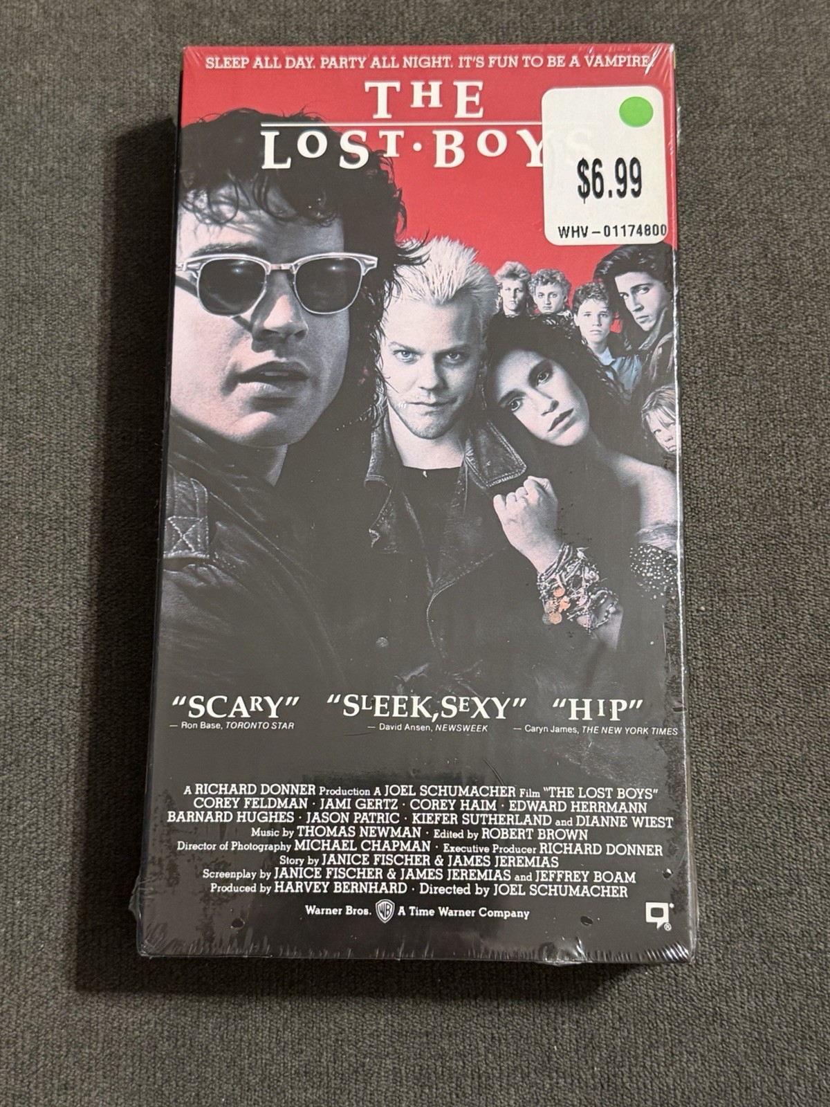 The Lost Boys VHS 1991 NEW SEALED Kiefer Sutherland
