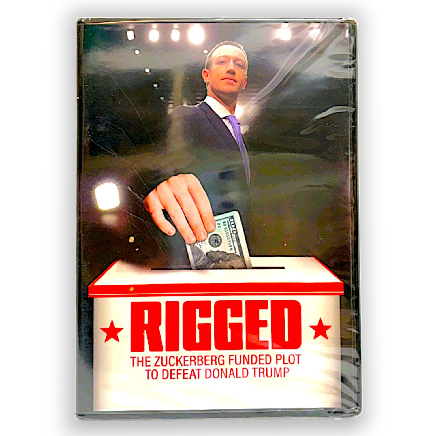 Rigged DVD 2022 The Zuckerberg Funded Plot to Defeat Donald Trump Sealed