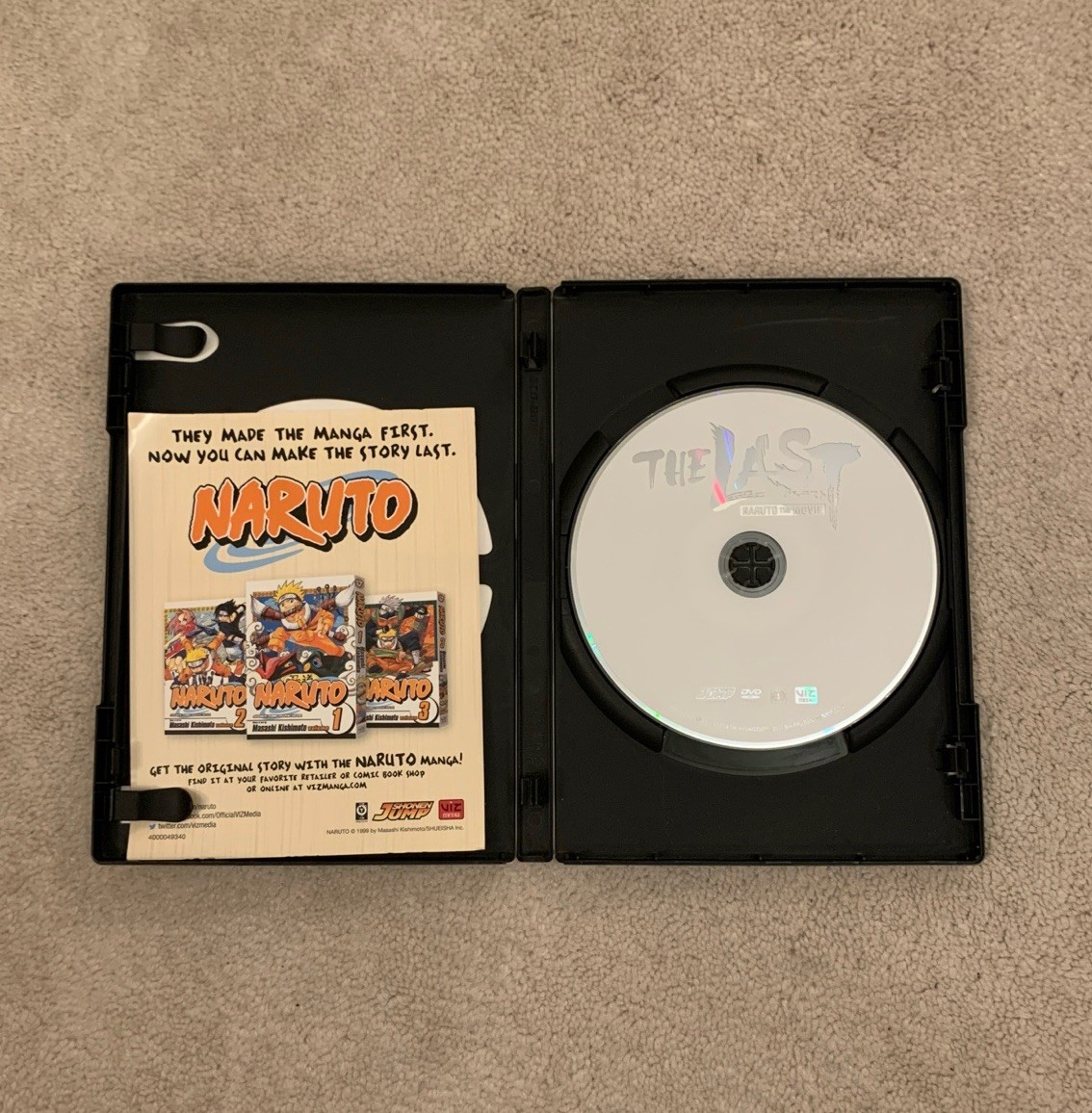 The Last Naruto The Movie DVD (2014, Pierrot) *Tested, Working*