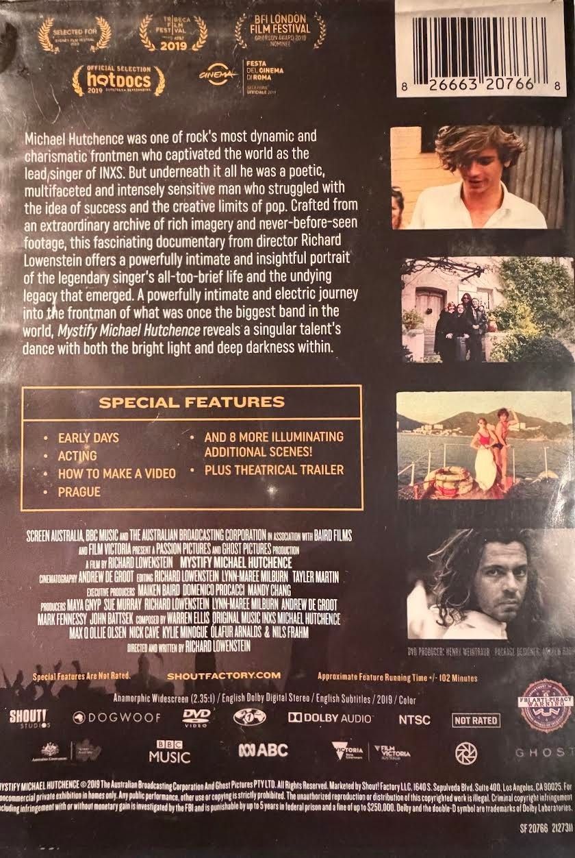 Mystify: Michael Hutchence (DVD, Music Documentary, 2019)