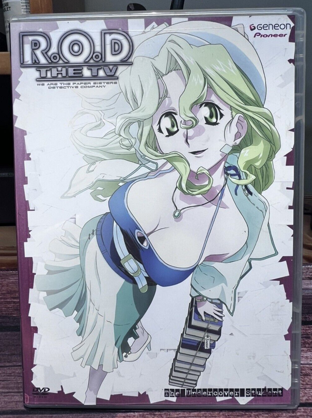 NEW R.O.D TV Read Or Die DVD Vol 2 Undercover Student Anime Eps 5-8 ROD Geneon