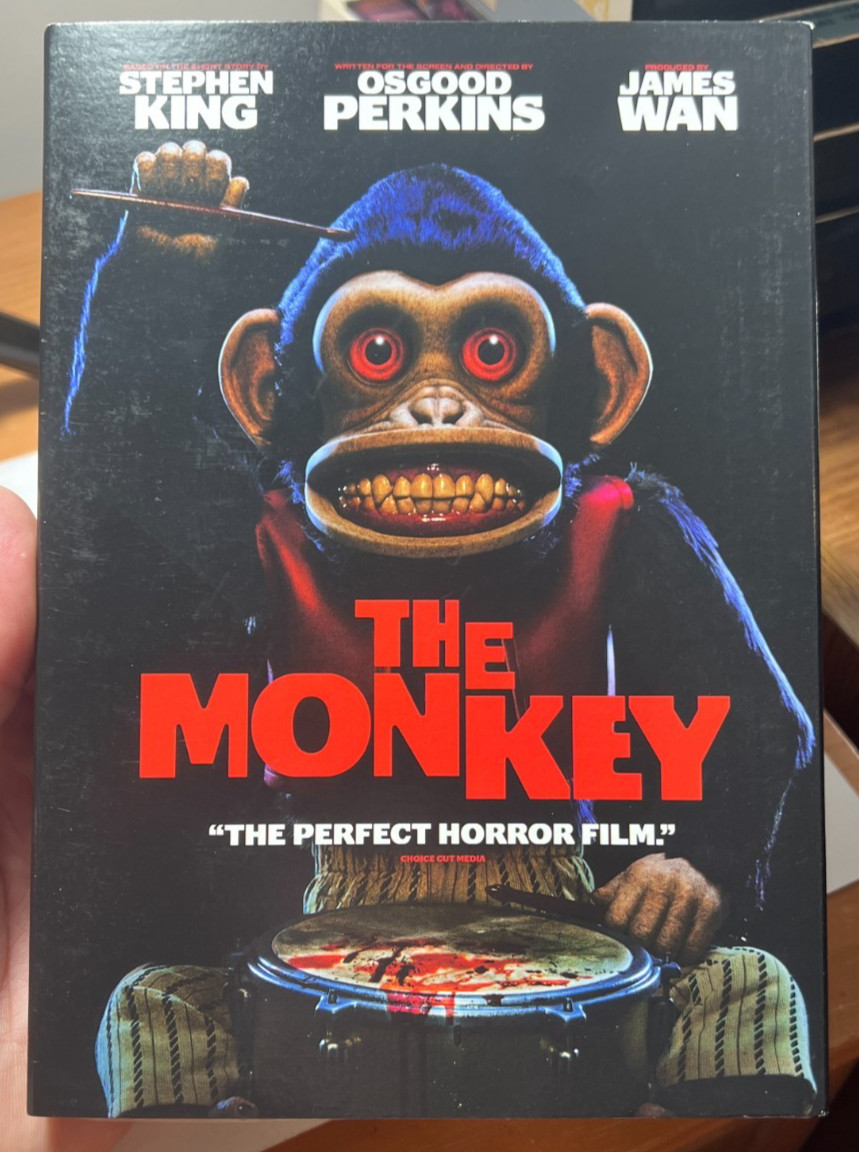 THE MONKEY (DVD 2025) BRAND NEW – RATED R – WS – HORROR – New sealed w/slipcover
