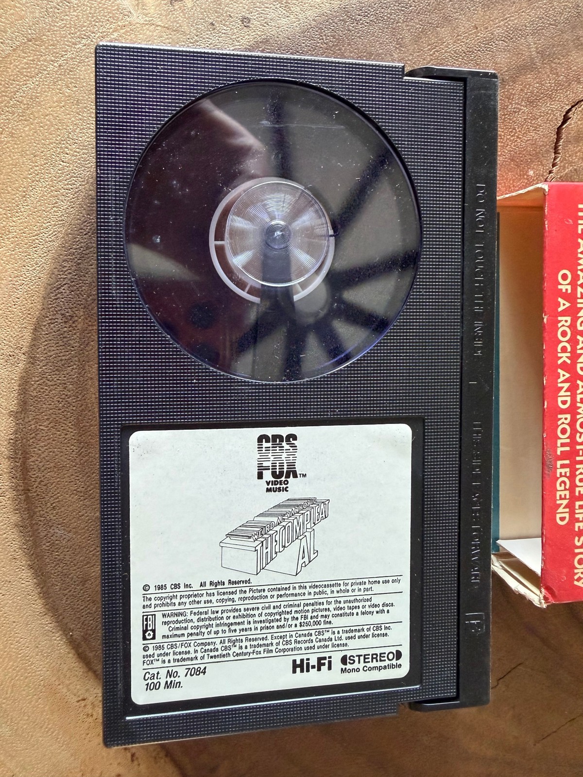 Weird Al Yankovic The Compleat Al BETA Betamax Tape 85 Music Video Mockumentary