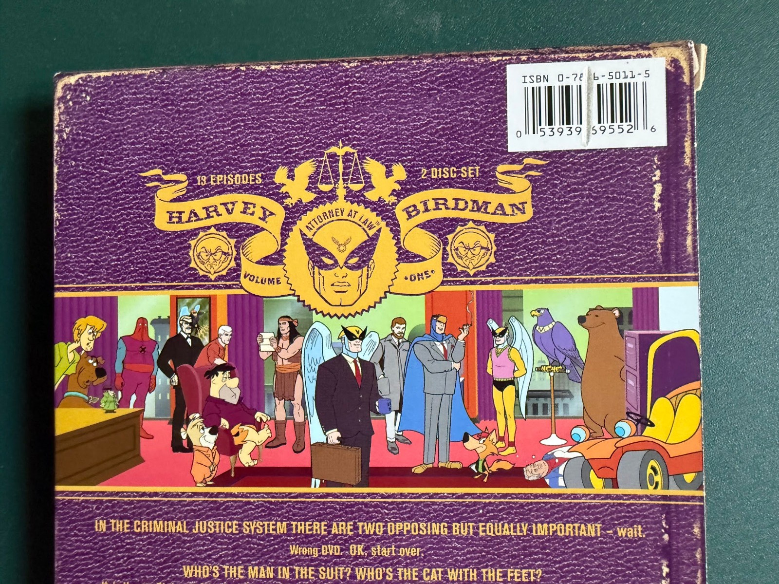 Harvey Birdman, Volumes 1 + 2 (4 DVDs + Slipcovers) Stephen Colbert, Ohio seller