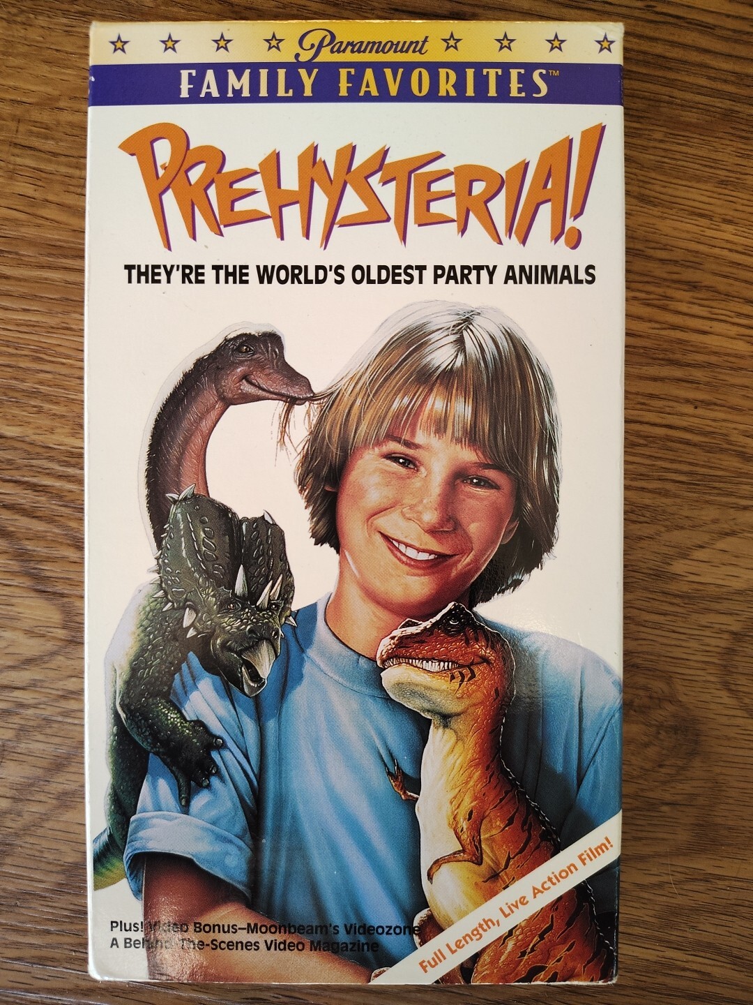 Prehysteria World’s Oldest Party Animals VHS 1993 VCR Movie Dinosaurs Rare