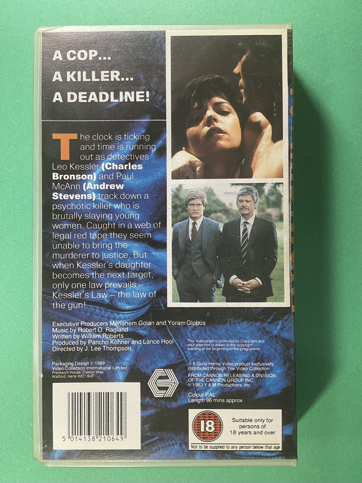 10 To Midnight, VHS Video Tape, Charles Bronson, 18 Cert – Retro Classic