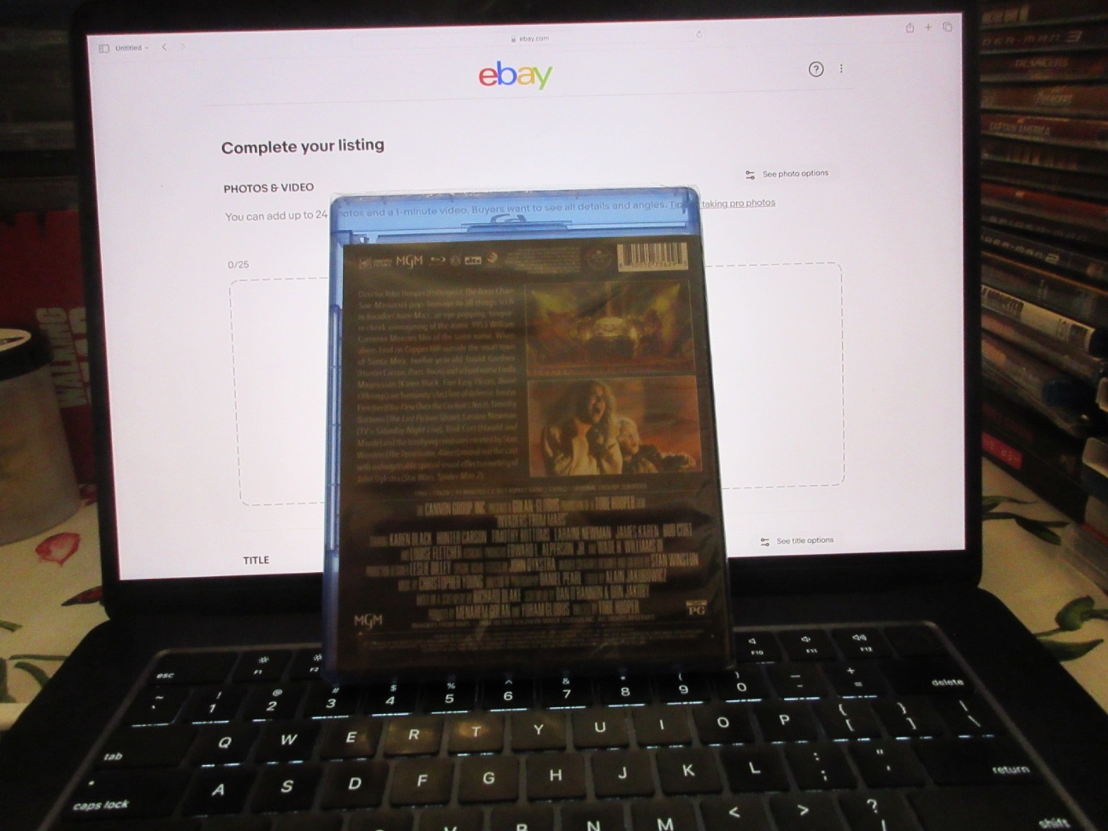 Invaders from Mars (Blu-ray, 1986) rare HTF OOP BRAND NEW Sealed