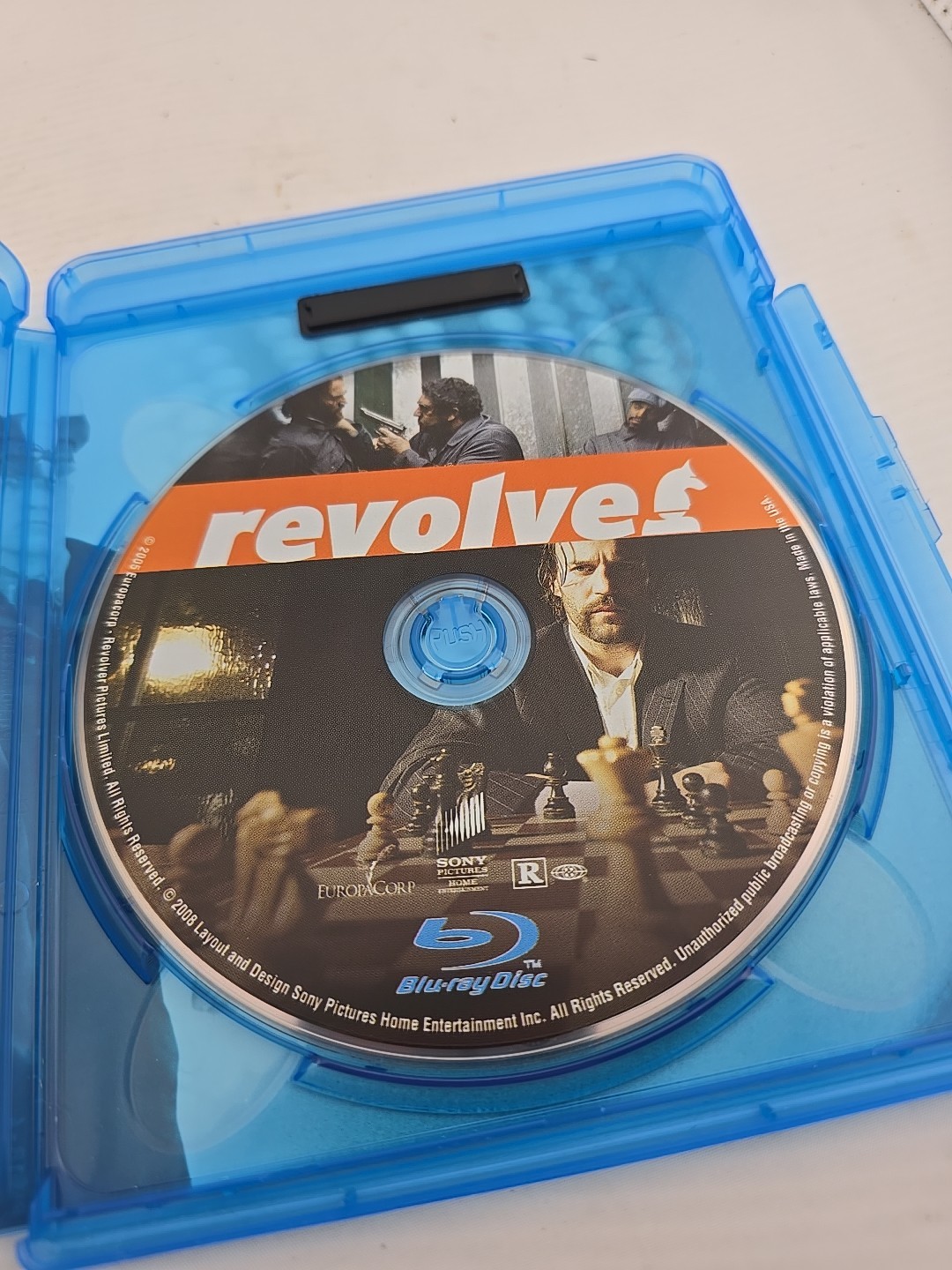 Revolver (Blu-ray, 2005) Jason Statham Ray Liotta Vincent Pastore Andre Benjamin