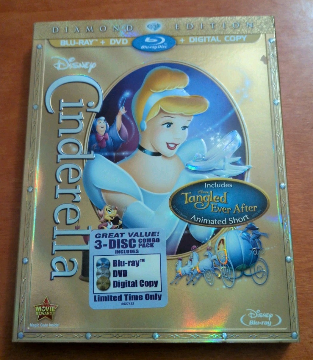 Cinderella Blu-ray Disney Diamond Edition Ilene Woods Clyde Geronimi