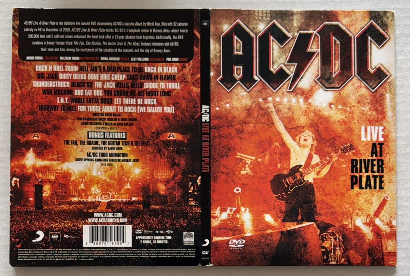 AC/DC Live At River Plate DVD Includes BONUS Features LIKE NEW DIGIPAK