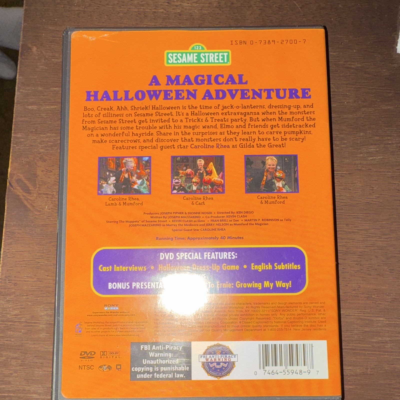 Sony Wonder Sesame Street: A Magical Halloween Adventure DVD NR 2004 40min