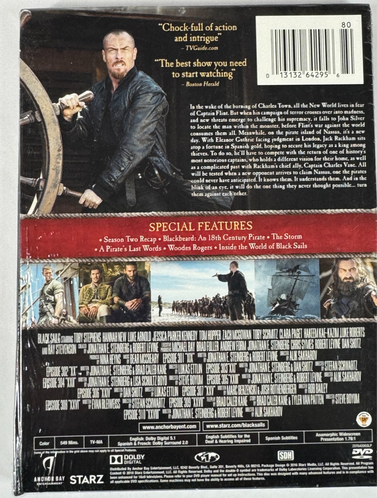 Black Sails Complete Third & Fourth Season 3 4 DVD Pirate Action Drama NEW