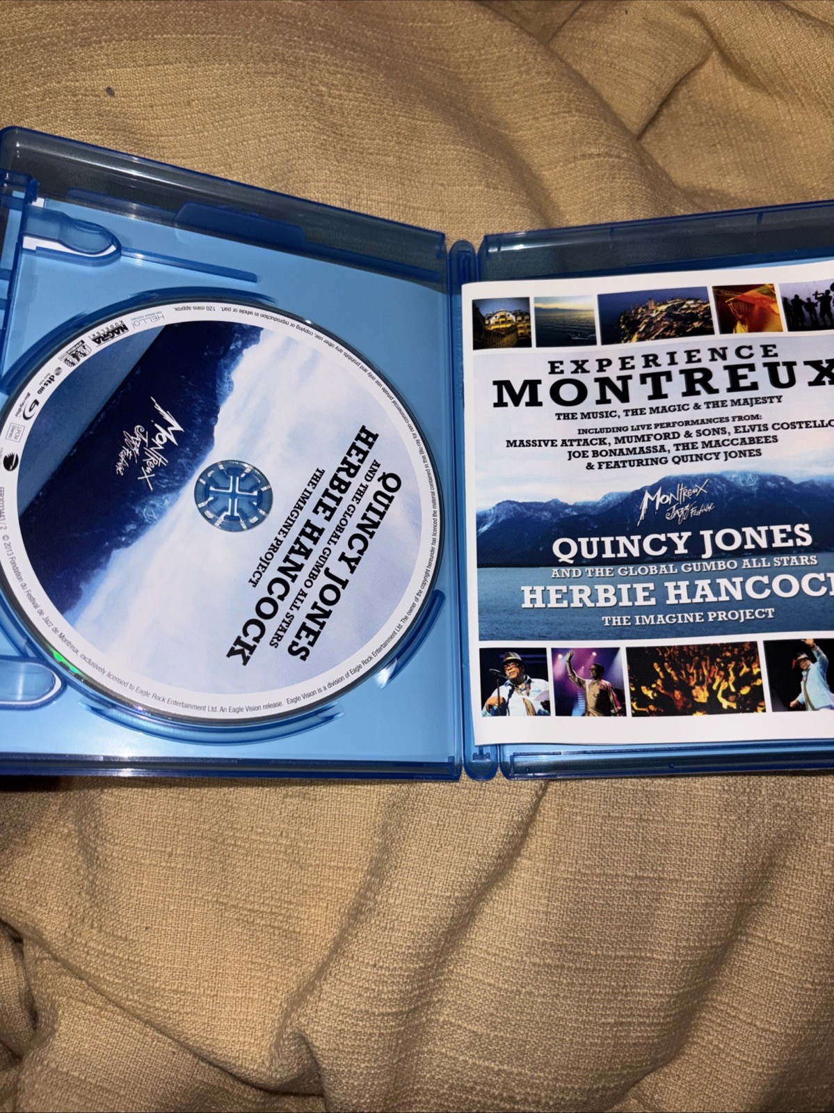 Experience Montreux Quincy Jones & Herbie Hancock (Blu-Ray, 2012) New