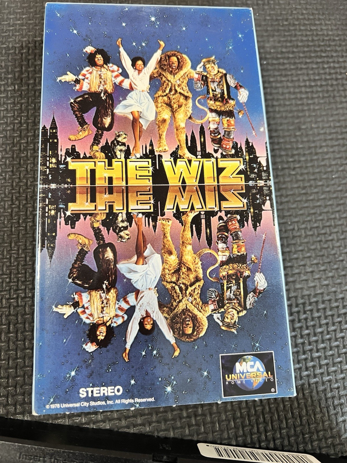 MCA Universal The Wiz VHS Full Screen NTSC Musical Lumet Ross Jackson Pryor