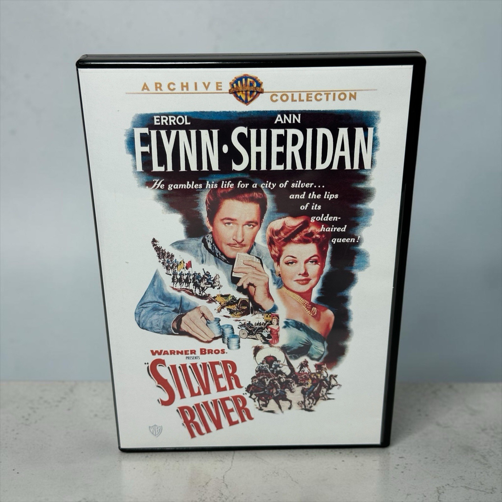 Silver River (1948) DVD 2017 Warner Archive Collection Errol Flynn Ann Sheridan
