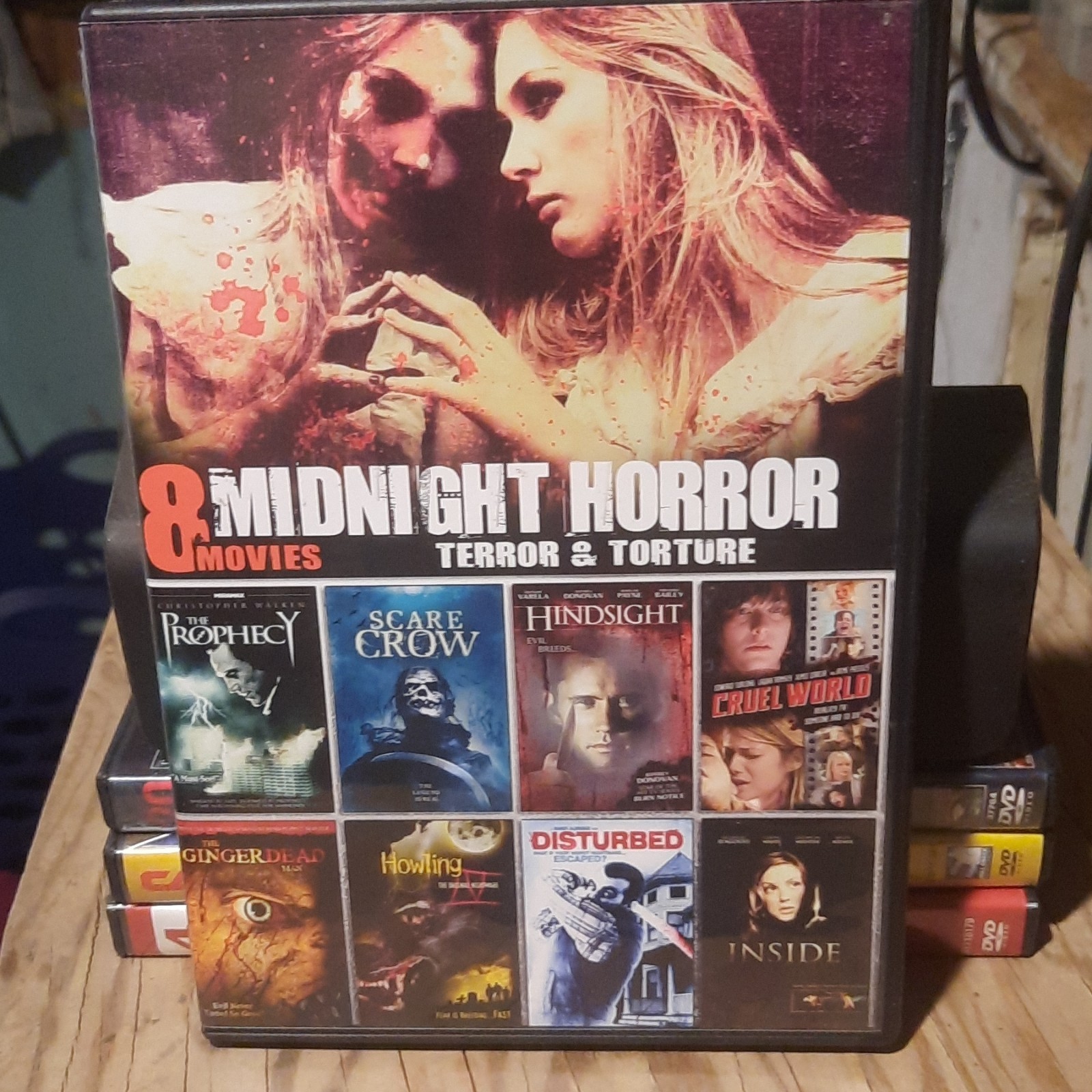 Echo Bridge Midnight Horror: Terror & Torture 8-Movie DVD Set Horror Tall Case