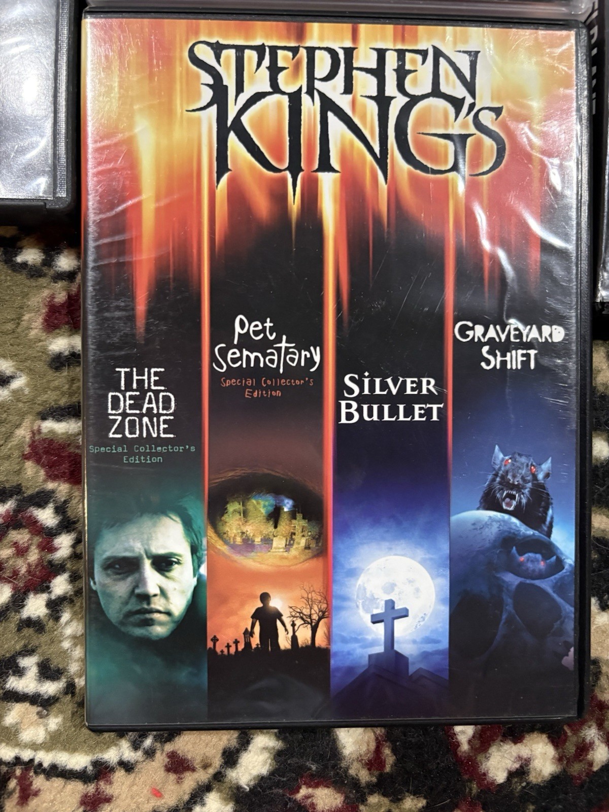 DVD Movie Lot Poltergeist + 10 Cloverfield Lane + Stephen King Triple Feature R