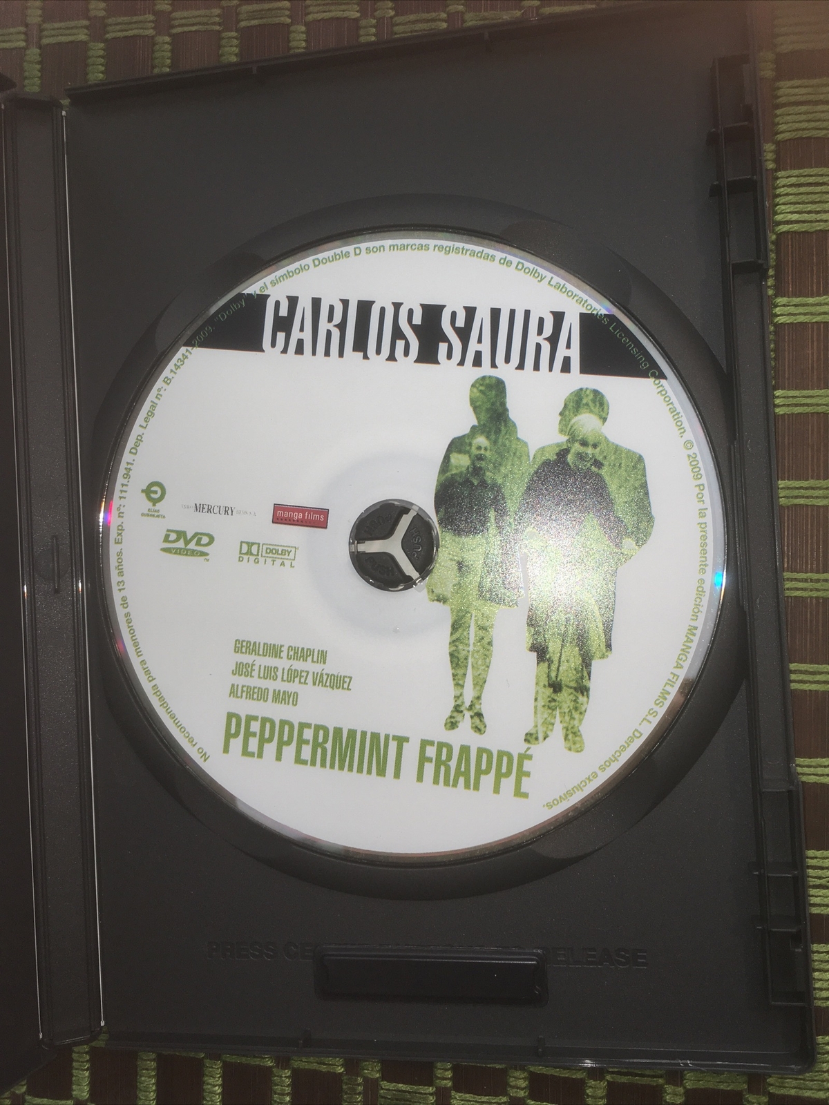Peppermint Frappe: Carlos Saura- Geraldine Chaplin Jose Luis Lopez Vasquez- DVD