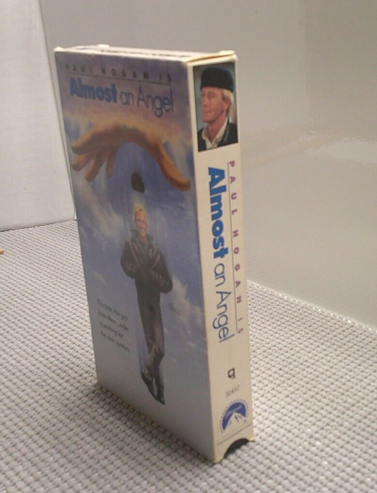 Almost An Angel VHS VCR Video Tape Movie Paul Hogan Used Blockbuster