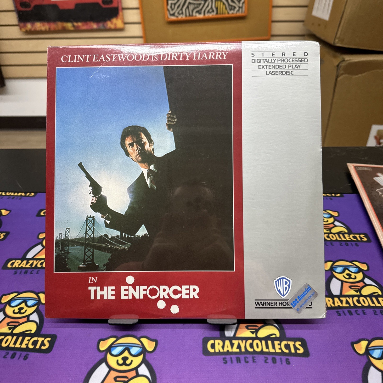 “The Enforcer” Clint Eastwood Dirty Harry VTG Laserdisc 1987 Factory Sealed 1976