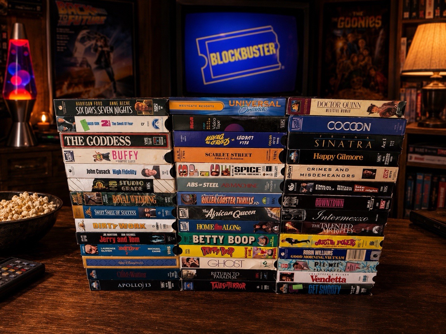🍊Lot of 42 VHS Tapes Mixed Bundle Variety of Movies | Apollo 13 Home Alone MORE