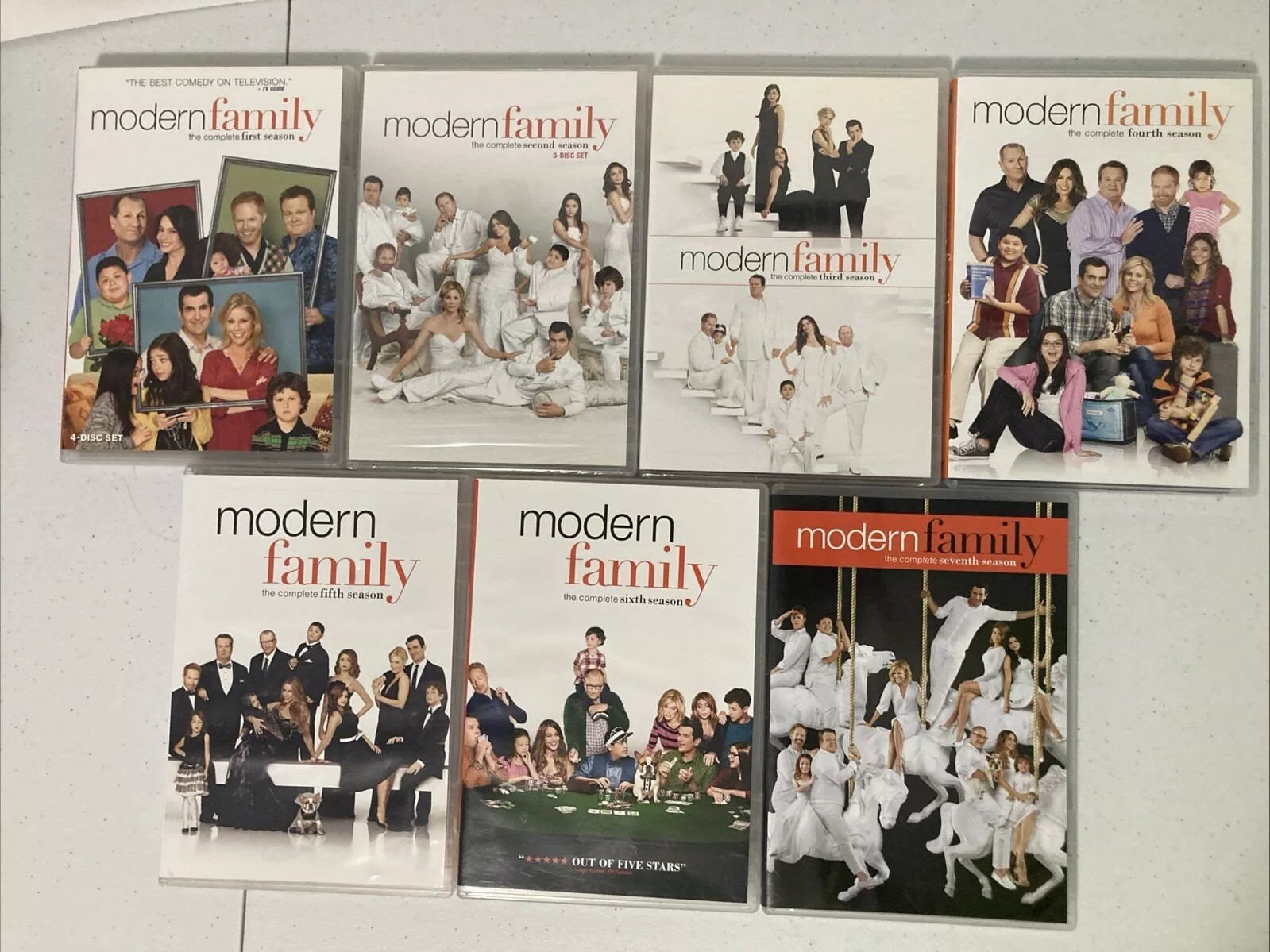 modern family dvd Seasons 1-7