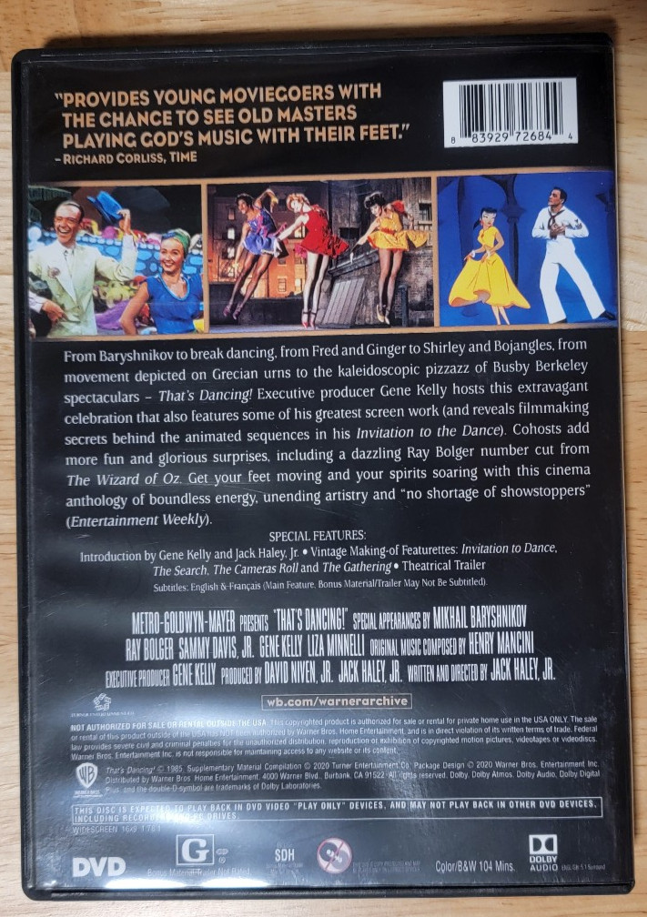 That’s Dancing! (DVD, 1985)