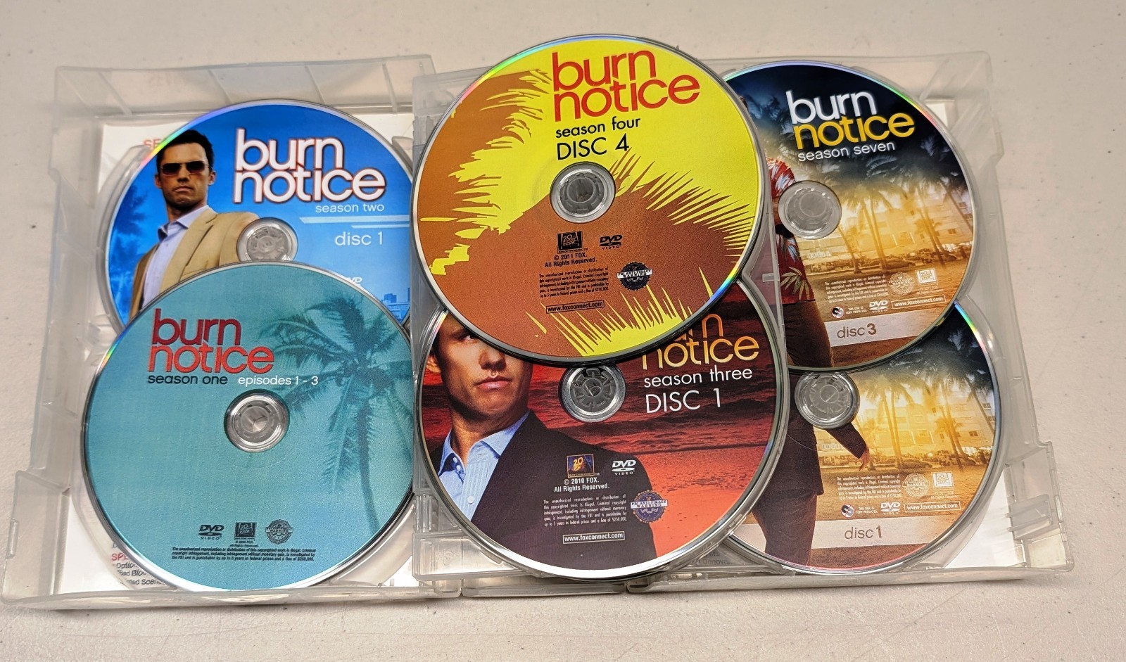 Burn Notice : The Complete Series DVD Widescreen 28 Disc Set W/ Bonus Features