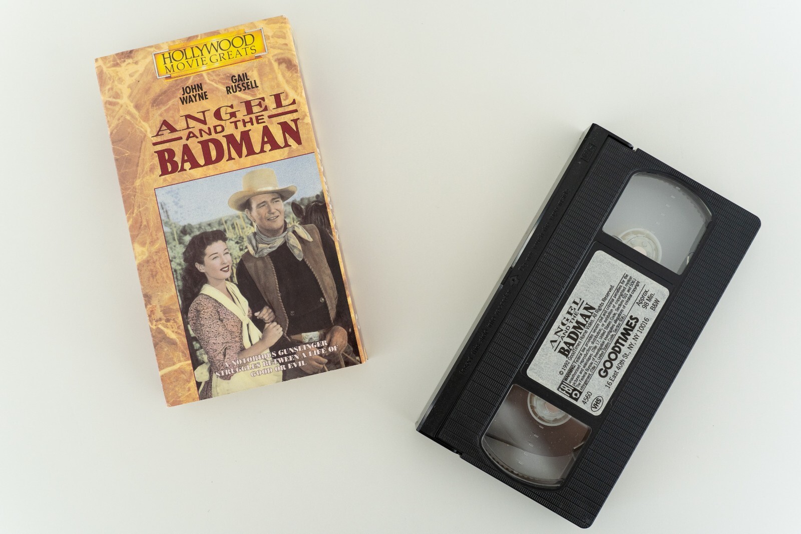 Angel and the Badman (1947) VHS Tape GoodTimes Hollywood Movie Greats Edition