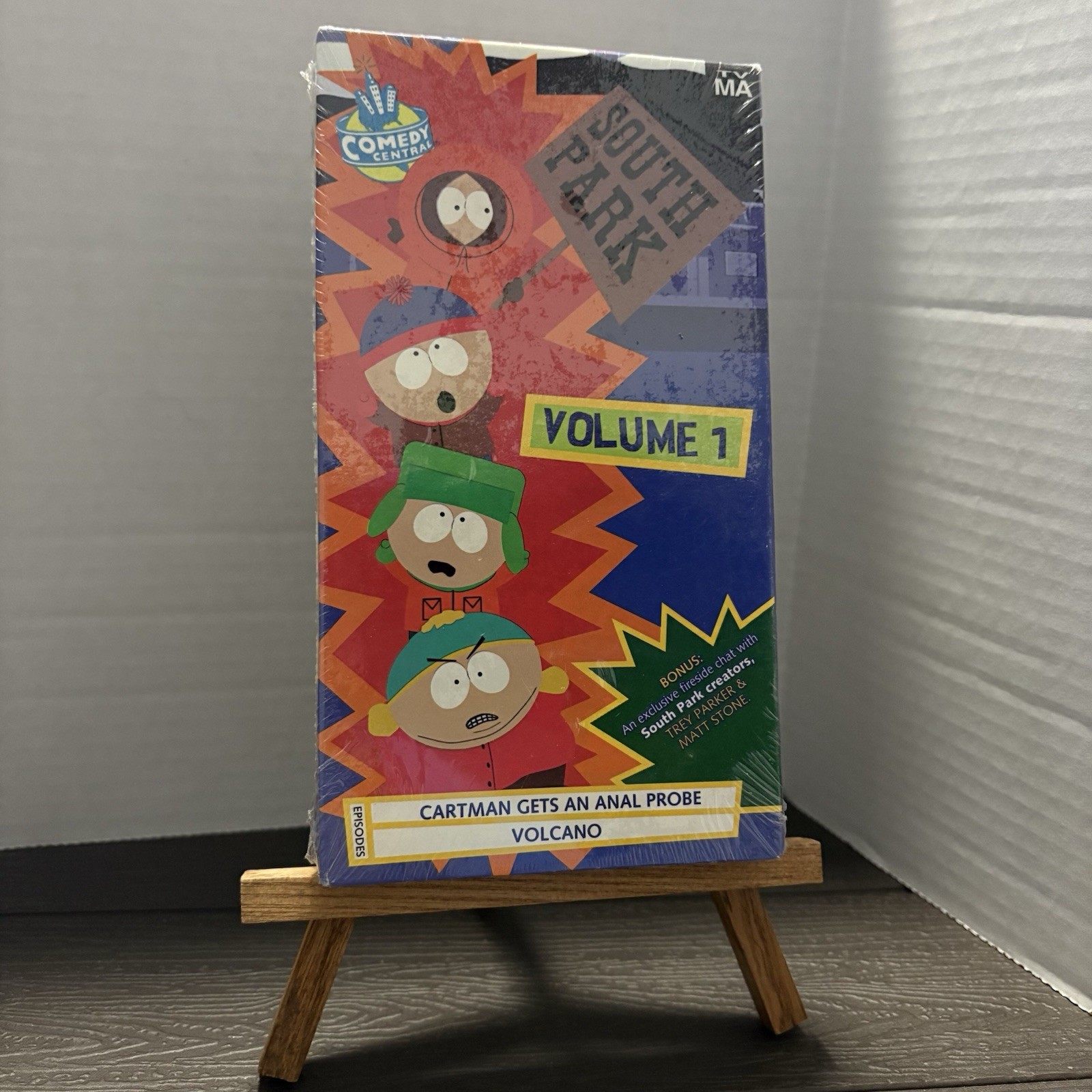 SOUTH PARK Volume 1 VHS Video Tape Factory Sealed Comedy Central H Seam TVMA