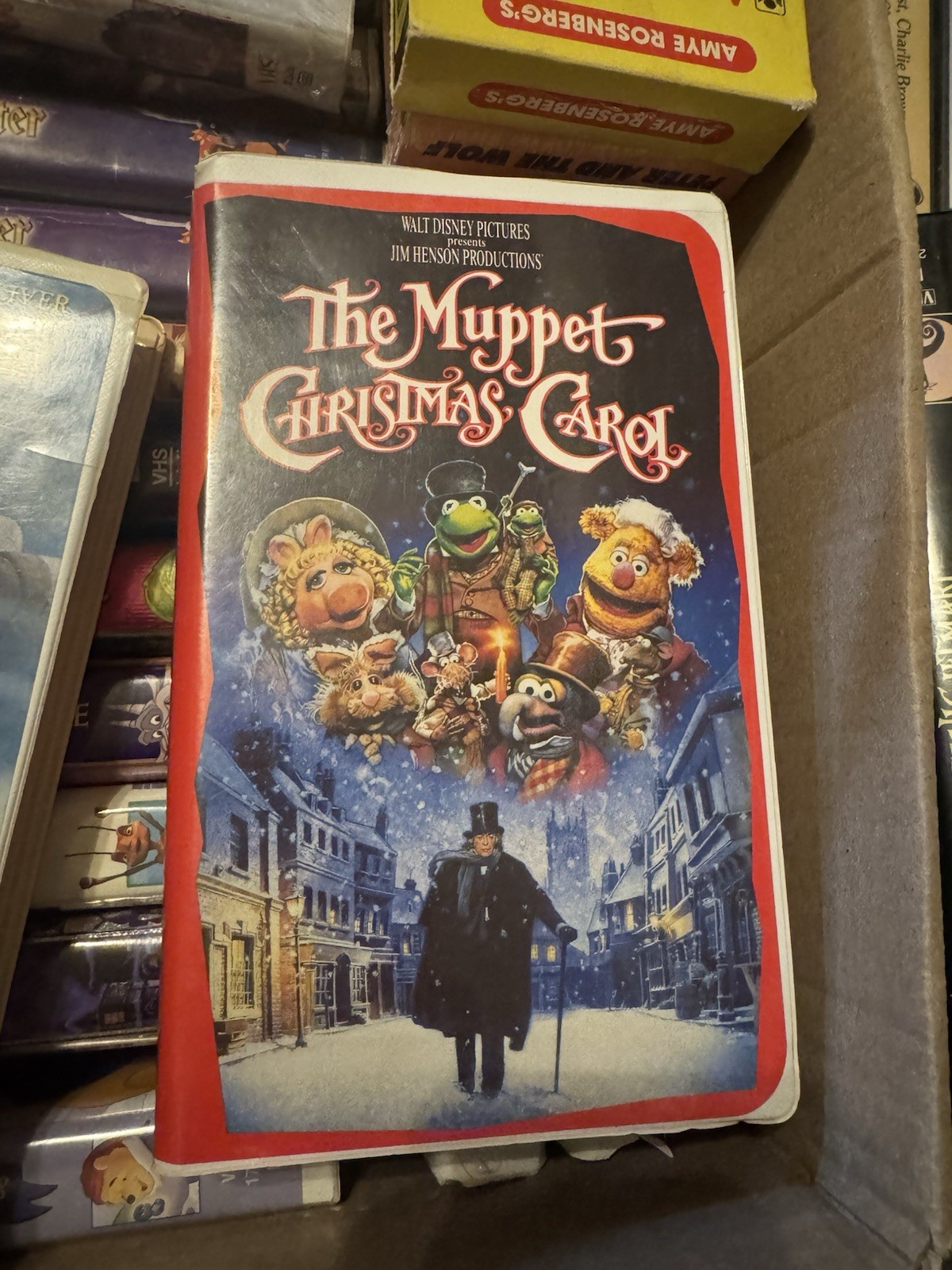 Walt Disney Pictures The Muppet Christmas Carol (VHS, 1992) G NTSC CC