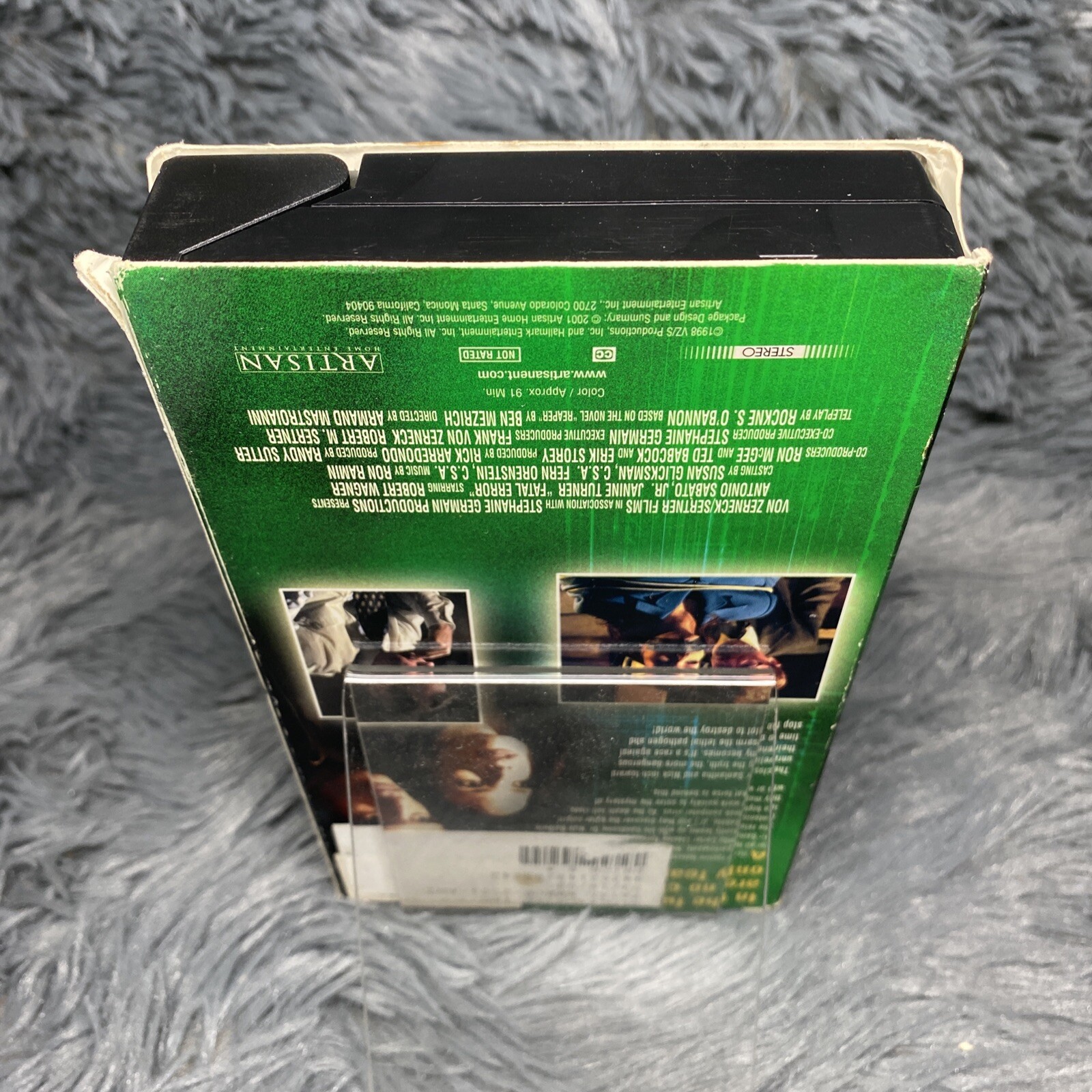 Fatal Error VHS 2002 Antonio Sabato Jr. Janine Turner Thriller Rare HTF Drama