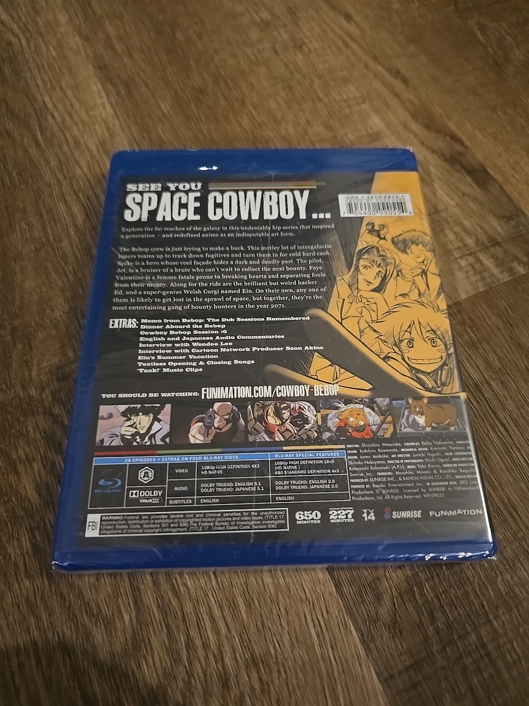 -SEALED – Cowboy Bebop: The Complete Series (Blu-ray) – NO SLIPCOVER