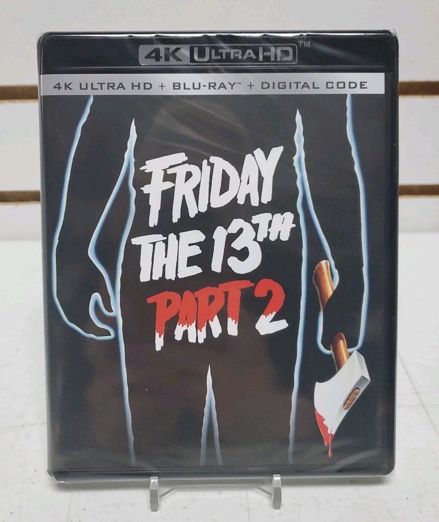 Friday the 13th Part 2 (4K Ultra HD + Blu-ray + Digital Code) No Slipcover – New