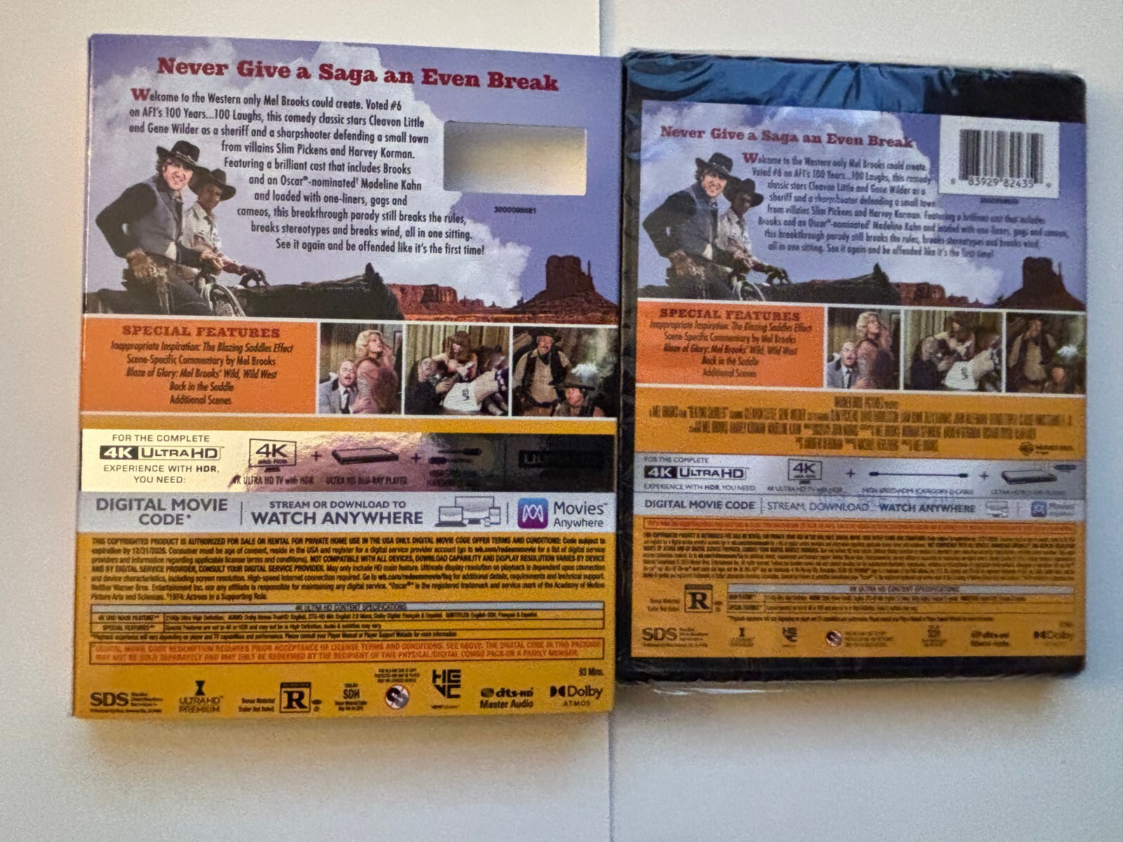 Blazing Saddles (4K) W/Slipcover