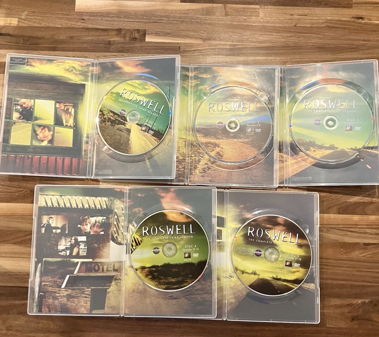 ROSWELL Complete Series DVD Lot Seasons 1-3 Sci-Fi Television TV Set