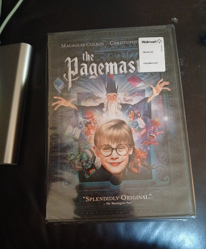 The Pagemaster DVD Movie Starring Macaulay Culkin Tall DVD Case