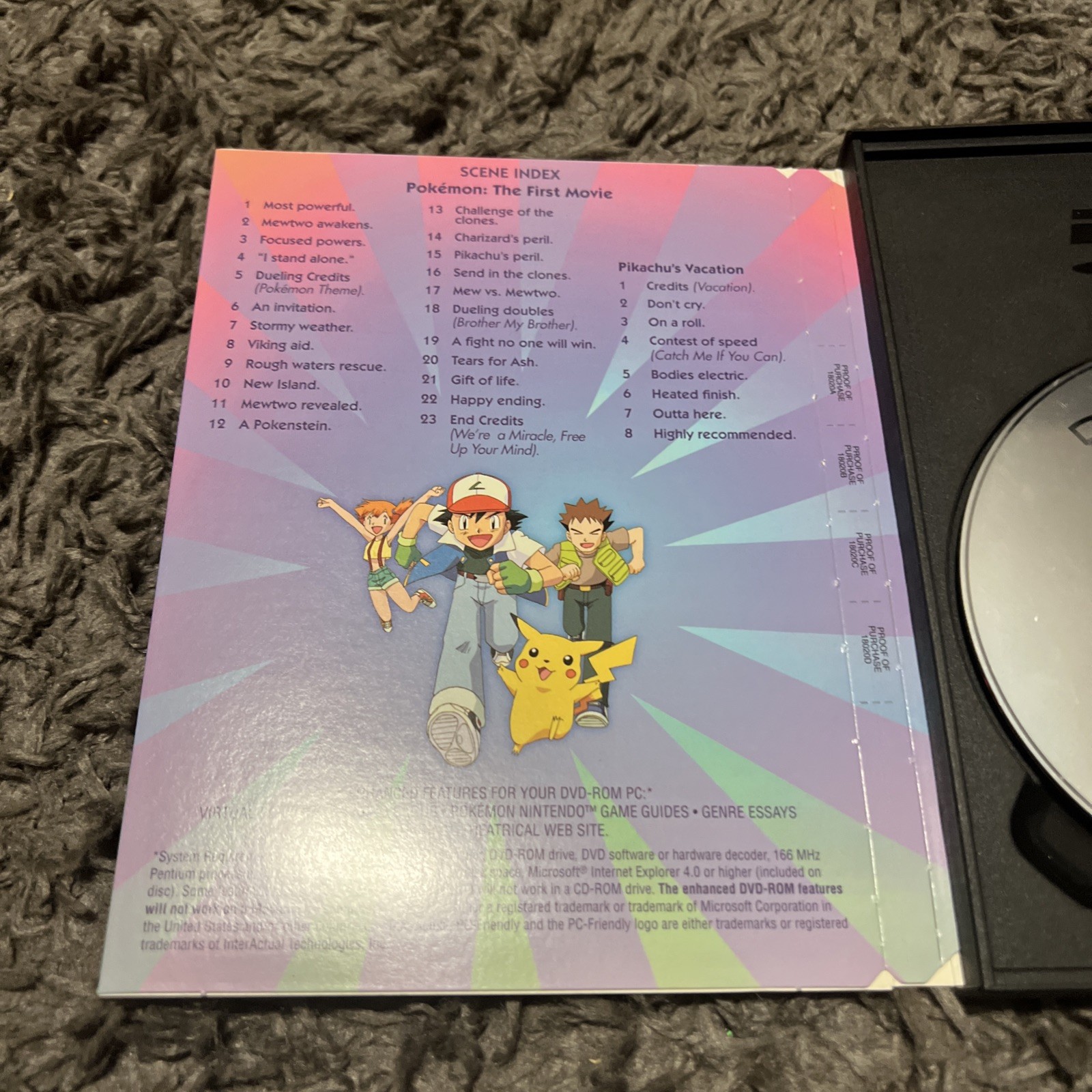 Pokemon the First Movie: Mewtwo Strikes Back (DVD, 2000)