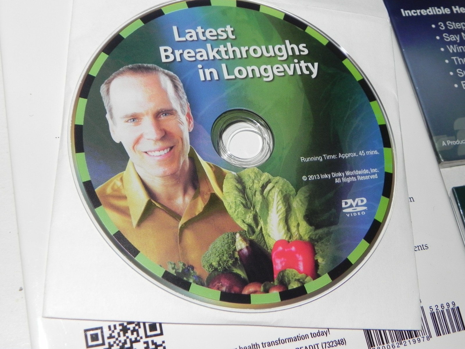 Dr. Joel Fuhrman EAT TO LIVE Book DVD bundle Diabetes Heart Disease NEW SEALED