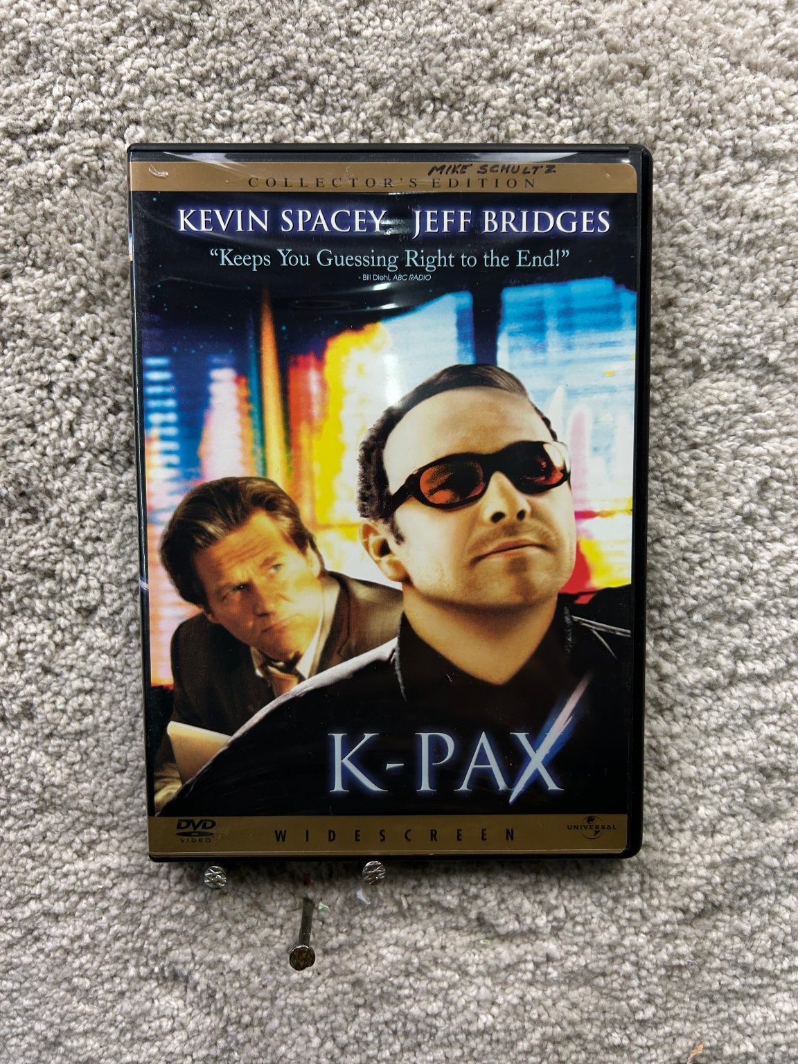 K-PAX DVD 2001 Collector’s Edition Kevin Spacey Jeff Bridges Sci-Fi Drama