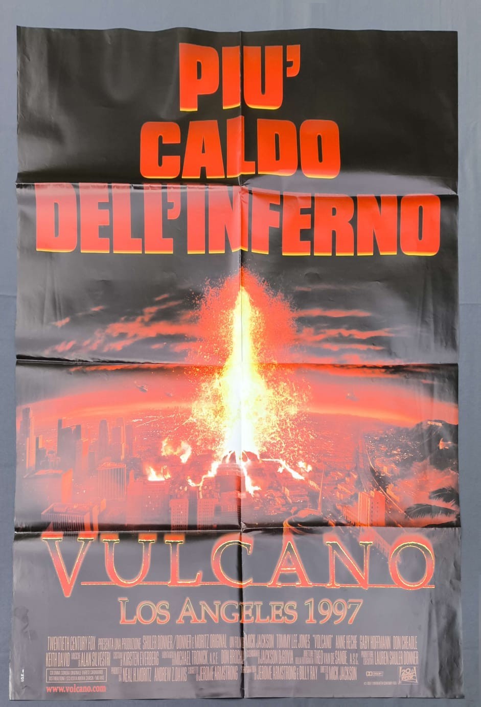 MANIFESTO poster 2F VULCANO LOS ANGELES 1997 MICK JACKSON R121
