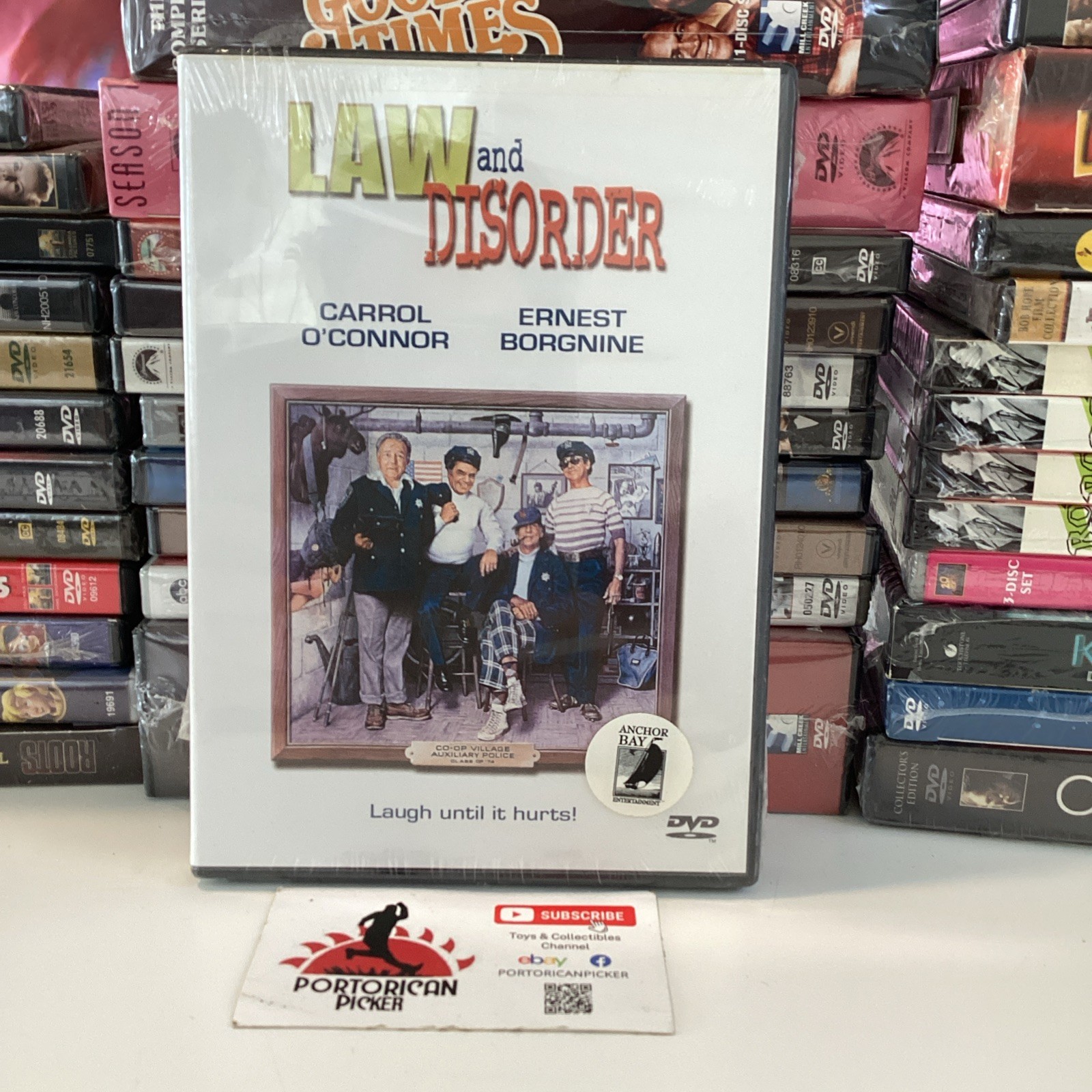 Law and Disorder VHS-Widescreen Carrol O’Connor Ernest Borgnine Brand New Sealed