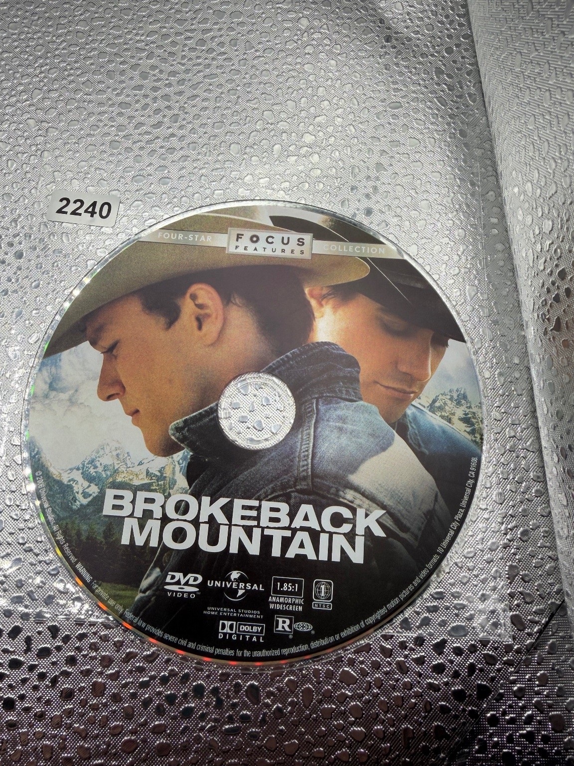 Brokeback Mountain DVD 2006 Focus Features Heath Ledger Jake Gyllenhaal