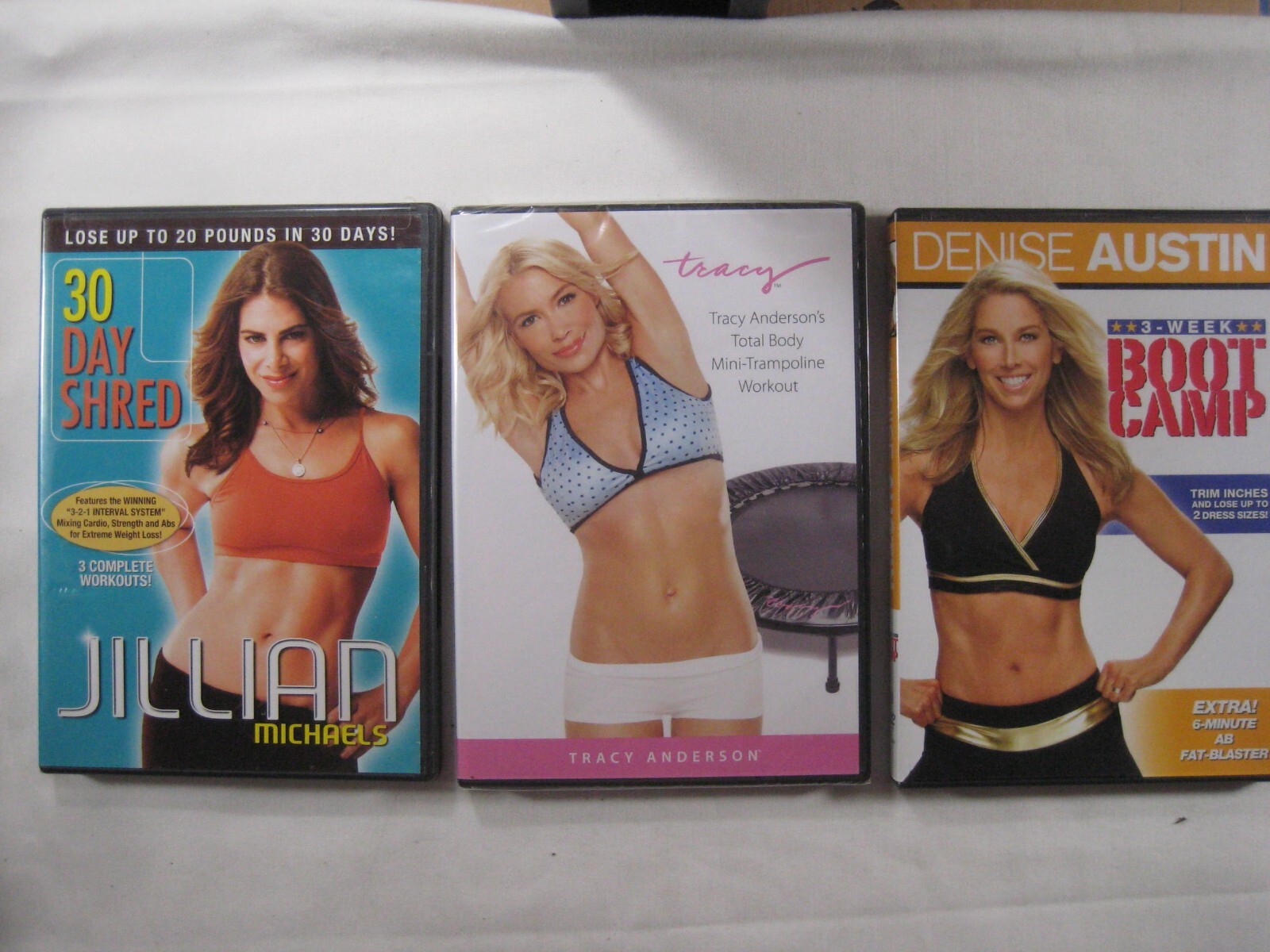 DVD Lot 18 exercise workout Weight Watchers Prevention Power Abs Biggest Loser +