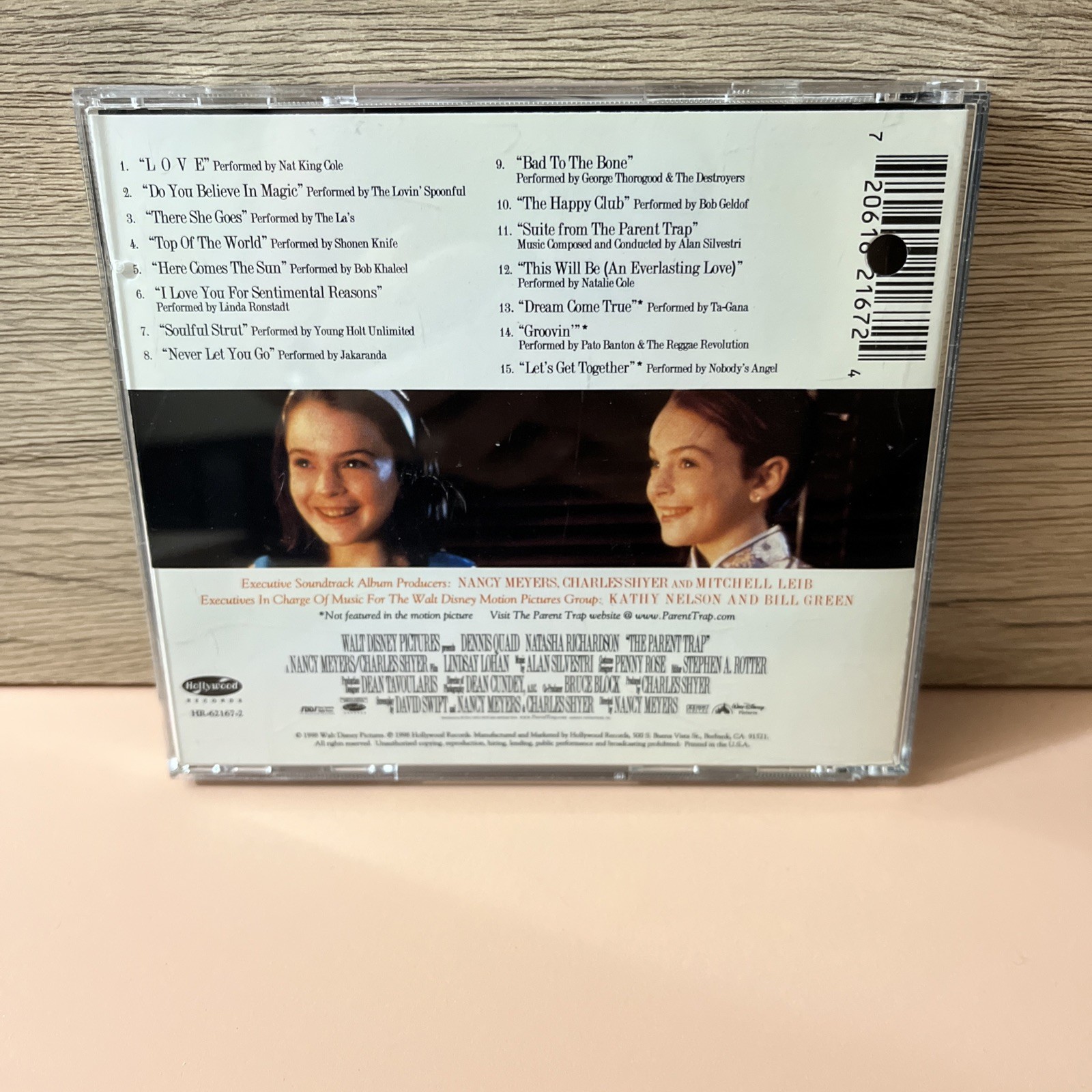 The Parent Trap VHS 1998 Disney Lindsay Lohan Clamshell & CD Movie Soundtrack