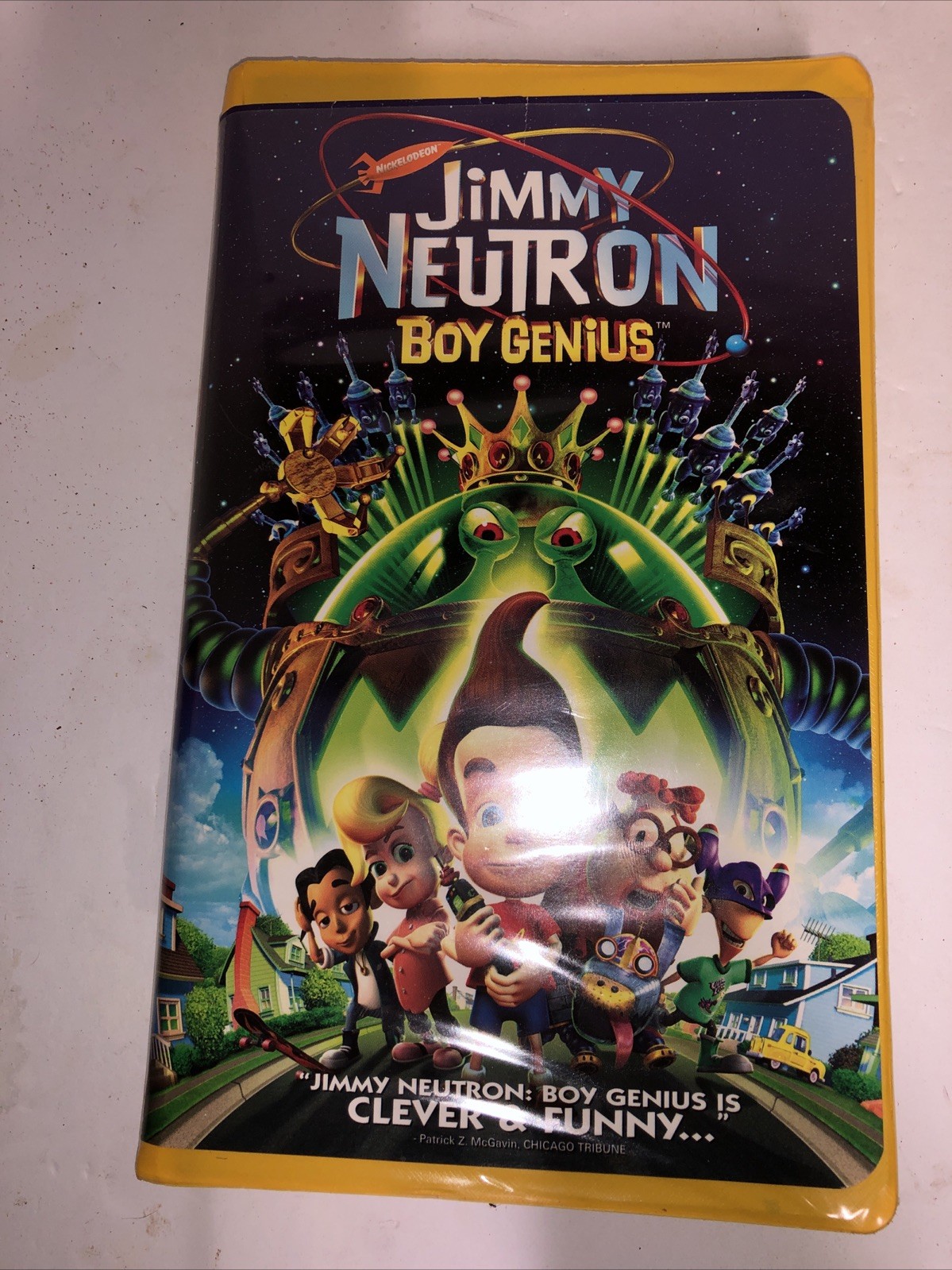 Jimmy Neutron: Boy Genius (VHS, 2002, Clam Shell) Tested And Working