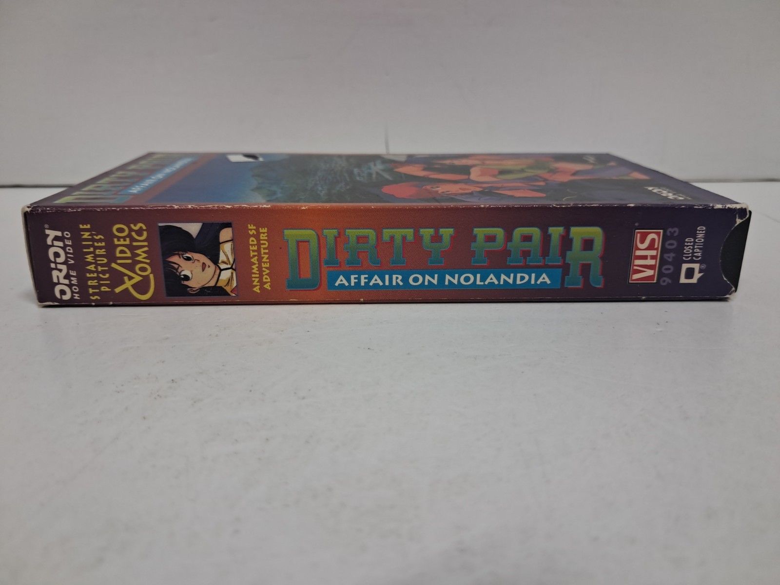 Vintage Anime – DIRTY PAIR: AFFAIR ON NOLANDIA – VHS – Used – Streamline – 1994