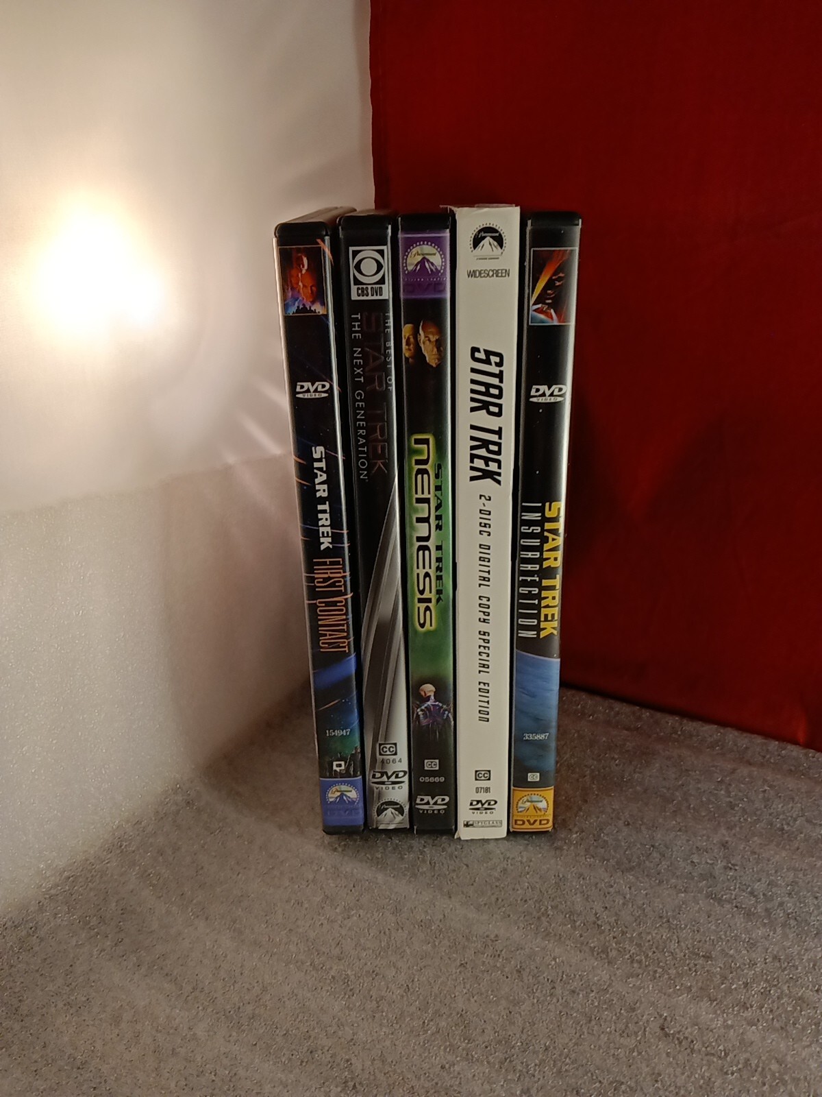 Lot Of 5 Star Trek DVDs- (4 Movies + 4 Episodes)